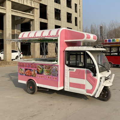Mehrzweckmobiles Elektro-Dreifahrrad für Fastfood-Snacks und Getränke Outlet 2023