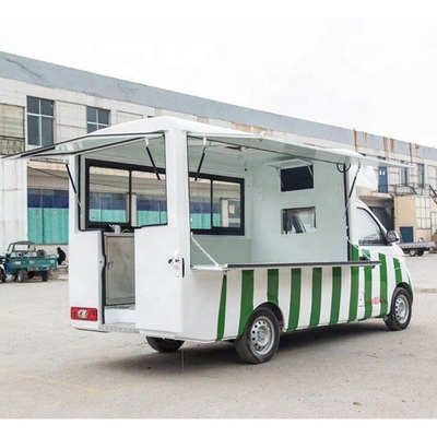 1000 KG Snack Sale Elektrische Vierrad-Mobil Speisewagen für Fritten String Kaltgetränk