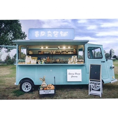 1000 KG Elektro-Vierrad-Kaltgetränk Milch Tee Eiscreme Kaffeebar Mobilstand Snackwagen Verkaufsgastwagen