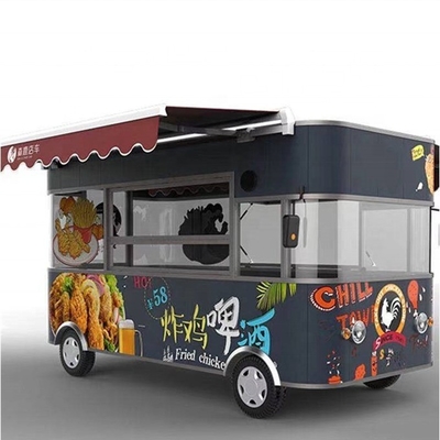 Metallplatte und Edelstahl italienischer Eismobile Lebensmittelkarren