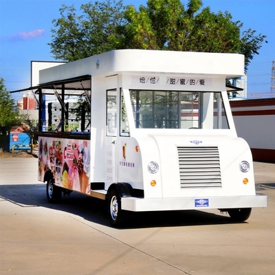 Mobiler Lebensmittelkorb Elektrischer Snack-Truck für Früchte und Gemüse