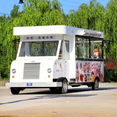 Der perfekte mobile Stall für Frühstücks- und Fastfood-Verkäufe an Sehenswürdigkeiten