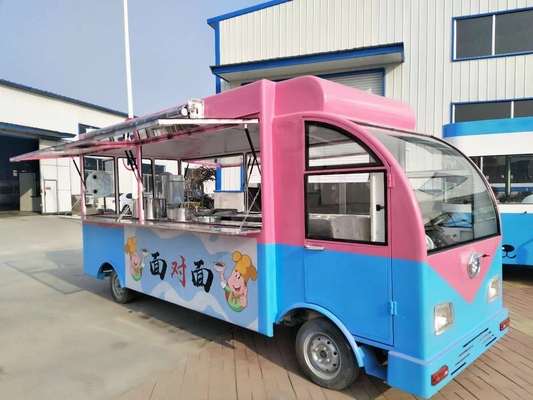 Mobiler Lebensmittelkorb Elektrischer Snack-Truck für Früchte und Gemüse
