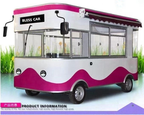 Mobiler Lebensmittelkorb Elektrischer Snack-Truck für Früchte und Gemüse