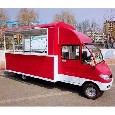 Weißfarbiger Super-Performance kommerzieller mobiler Foodtruck mit geringer Investition