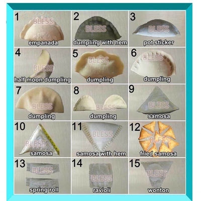 Maschine zum Herstellen von Knödeln für Samosa Empanada 6000 Stück/h