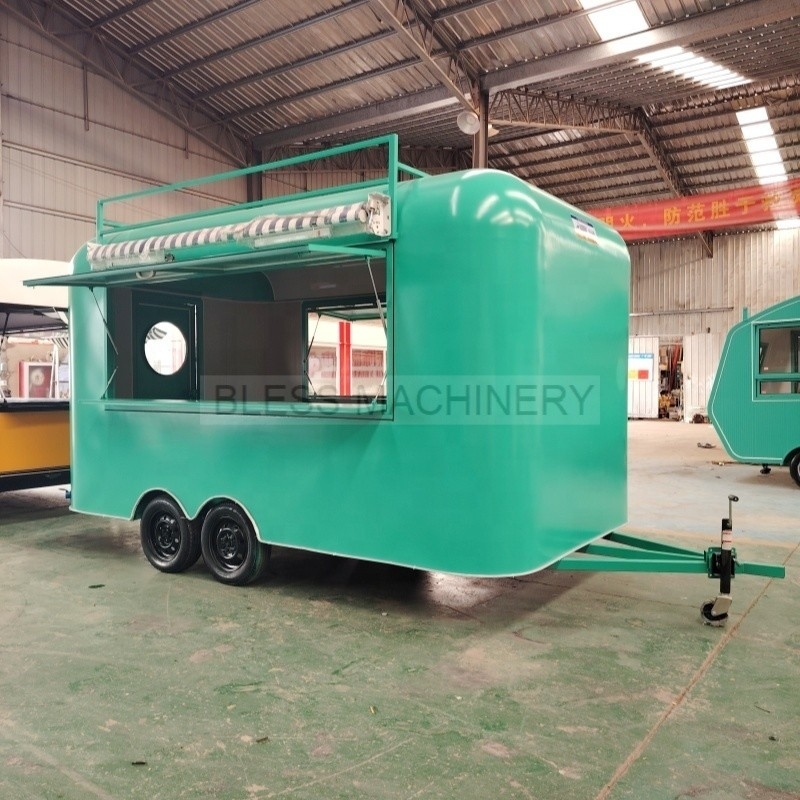 Mobile Saftbar Eiscreme Lebensmittel-Vending-Truck in voll ausgestattet mit 110V220V Spannung