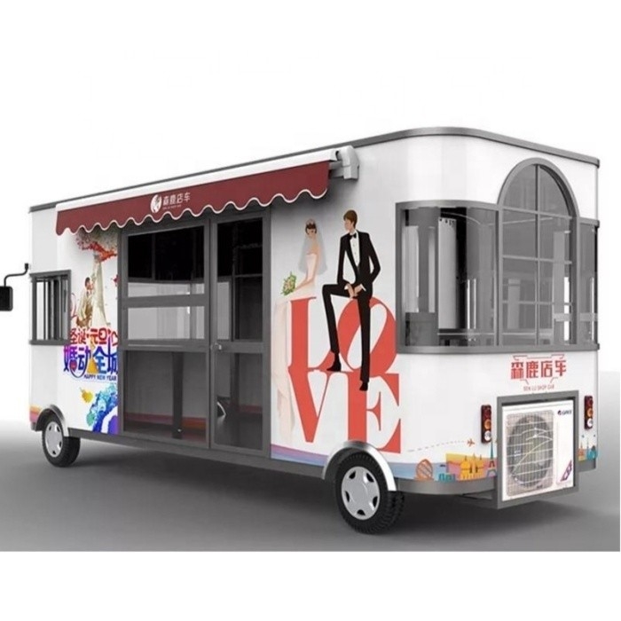 2024 Neueste Technologie Snack-Food-Wagen für Fastfood-Maschinen Funktion Fahren Auto