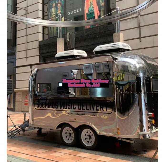 Straßen-Food-Trailer Airstream Fast-Food-Wagen Die perfekte Ergänzung zu jeder Küche