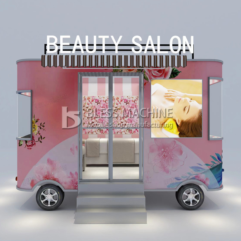 Mobile Salon in Technologie mit 4 Rädern und L420.00cm*W180.00cm*H230.00cm Abmessungen