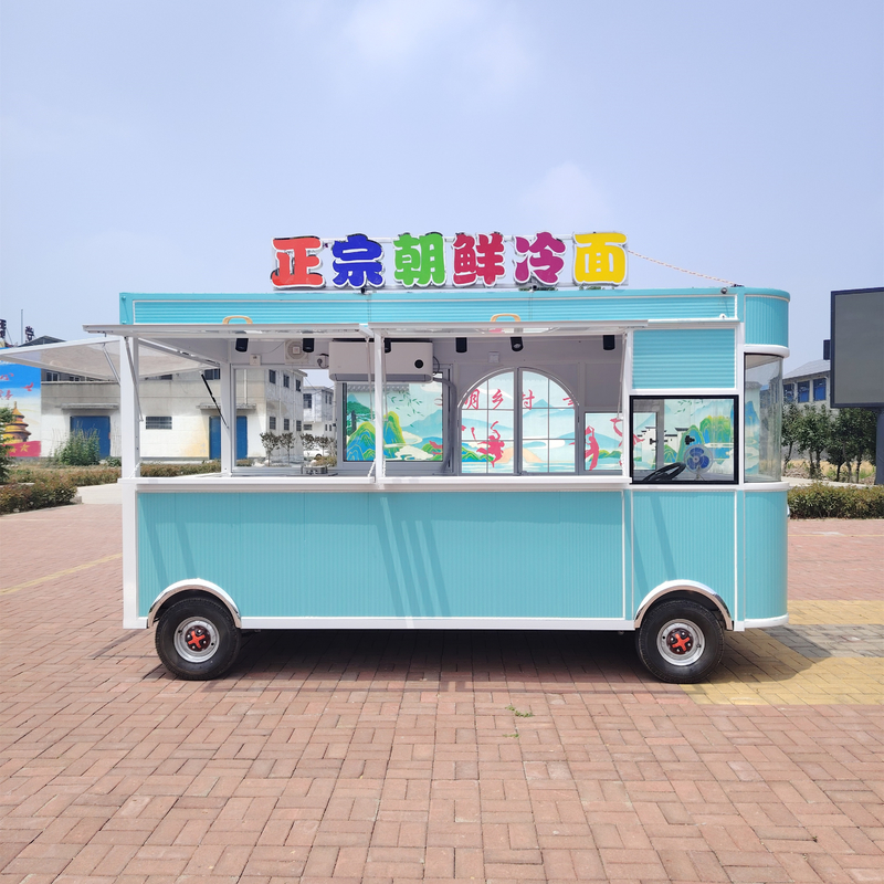 Outlet Electric Mobile Brathähnchen mit Cola Getränk Kaffee Eiscreme Milch Tee Essen Snacks 1000kg