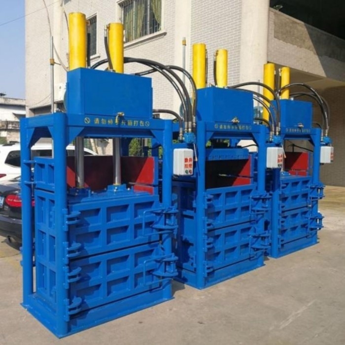30 KG Druck 30-100Pa Hydraulische Karton-Balingpressmaschine mit horizontaler Konstruktion