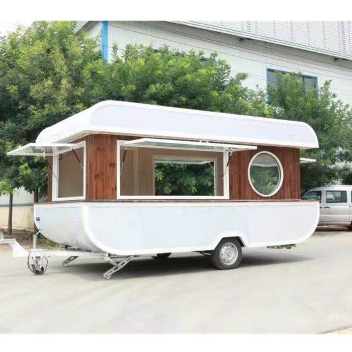 Die beste Investition für Druckereien 220V/380V Spannung Roulotte Trail Straßen-Food-Trucks