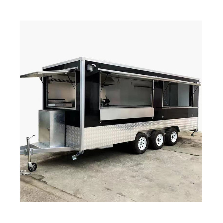 Direct Coffee Hot Dog Burger Mobile Trailer für schillernde Fast Food anpassbare Standards