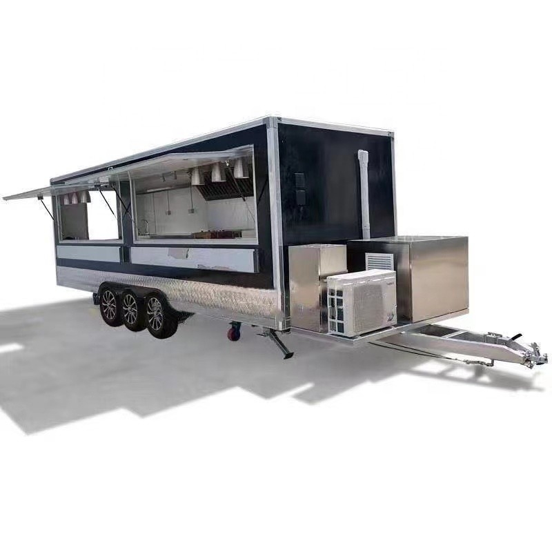 110V/220V/380V Spannung Klein USA Standard Konzessionsmobiles Lebensmittelanhänger mit Materialien