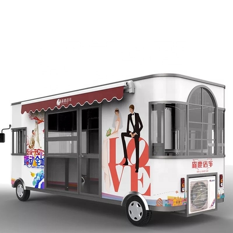 2022 Nachfrage im In- und Ausland Gute Geschmacks Eiscreme Mobil-Food-Truck mit Rädern