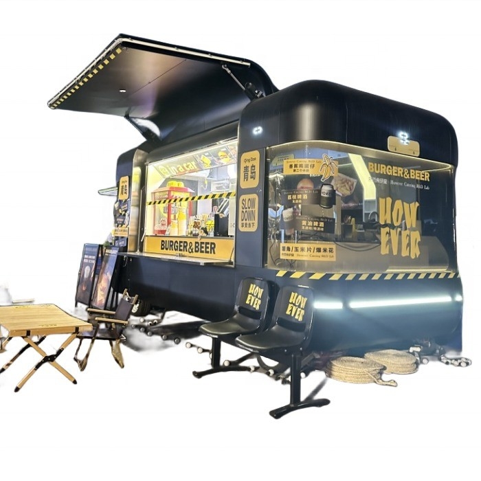 Online-Unterstützung nach dem Service Australien Standard Outdoor Mobile Fastfood-Wagen Kiosk