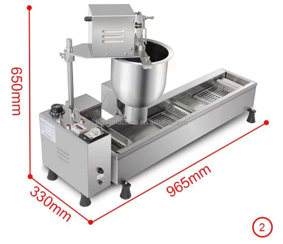 Donut-Glaser-Maschine vollautomatisch Arbeitersparnis guter Ruf 8cm Donut Größe