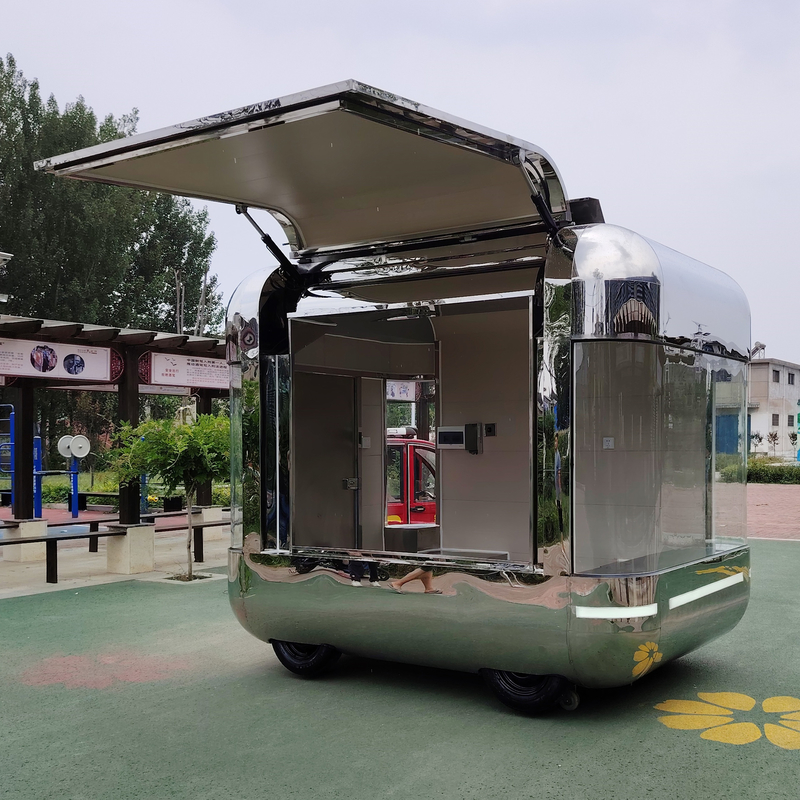 Einzelhandel Mehrfunktions-Elektro-Mobil-Kleidungswaren-Laden Lebensmittel Snack-Anhänger Boutique-Wagen