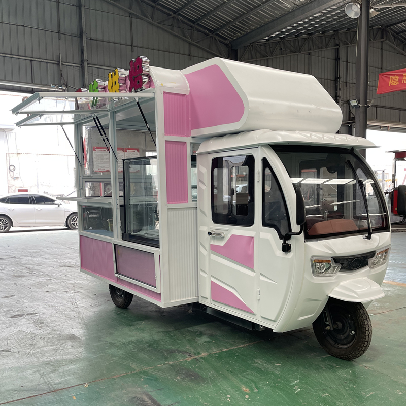 110v/220v Spannungsbetriebe Mehrzweckfahrzeuge Elektrische Fastfood Snacks Dreiradfahrzeug Pedicab
