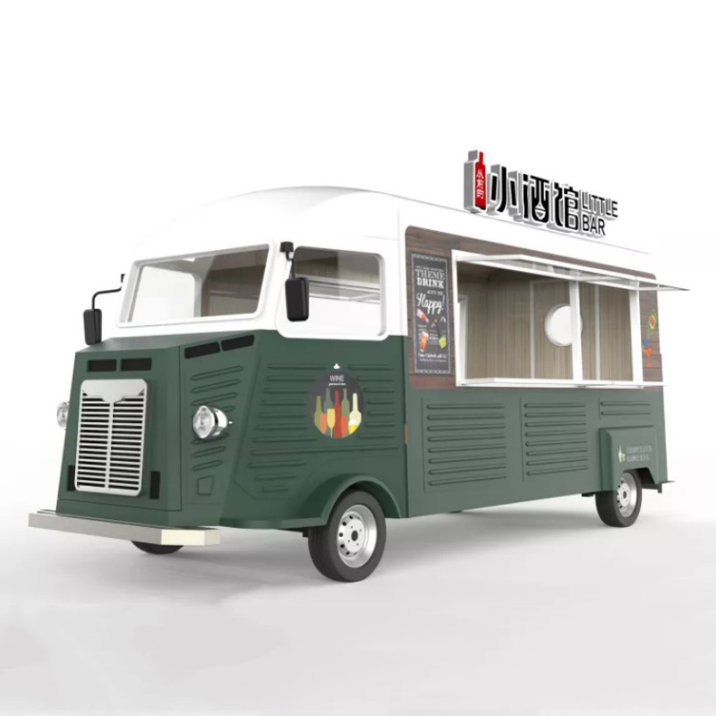 Snack Food 2023 Mehrzweck-Elektro-Mobilwagen Fastfood Catering Getränke Kaffee LKW Anhängerwagen