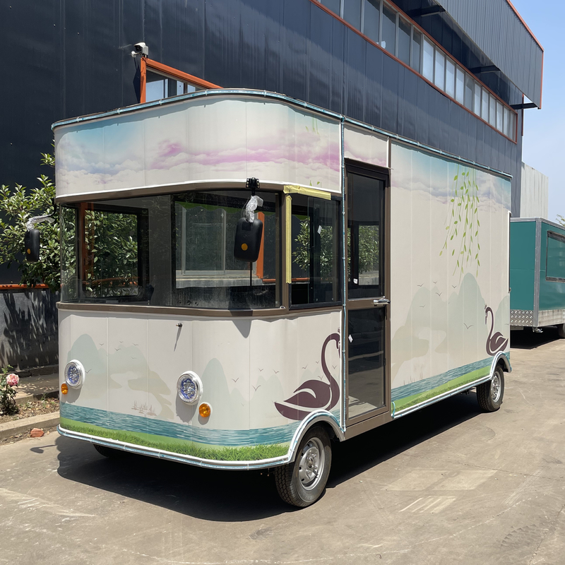 Elektrische Mobilgeräte Einzelhandel mit Waren Blumen Pflanzen Bonsai-Laden Lkw Anhänger für Weingüter