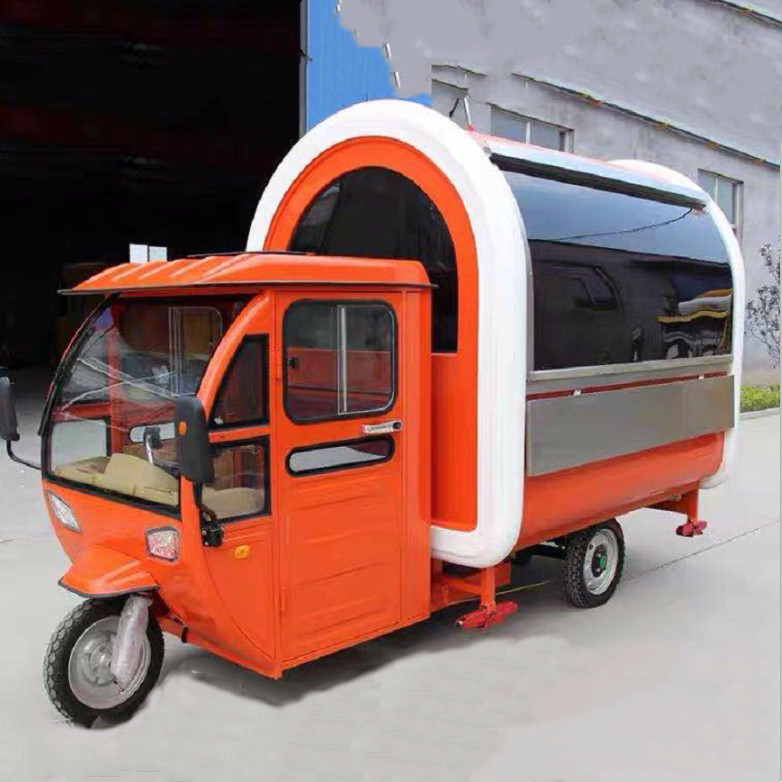Getränke Kaffee-Van für Mehlmühle Anwendungsdesign Elektrische Dreirad-Ape Food Truck