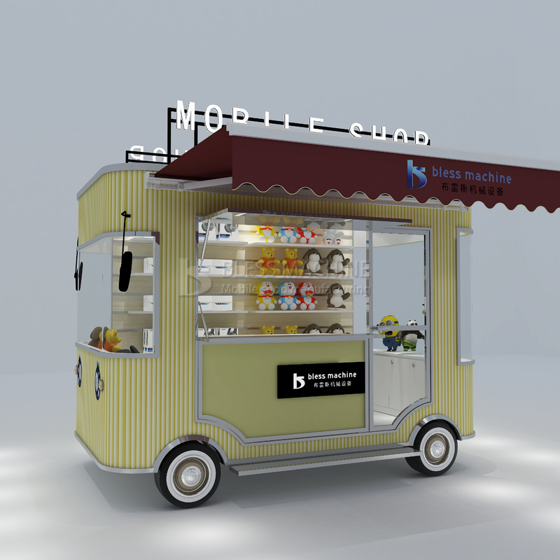 Outlet Elektrisch Mobilwaren Lebensmittelhandwerk Kunstwarenladen Lieferwagen Lkw Anhängerwagen