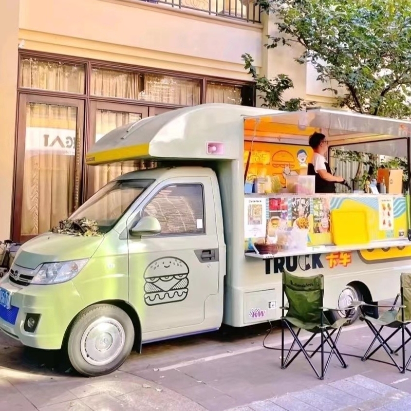 Lebensmittelkorb Getränke Verkaufswagen Outdoor Mobile Fast Food Anhänger für personalisierte Mobilgeräte