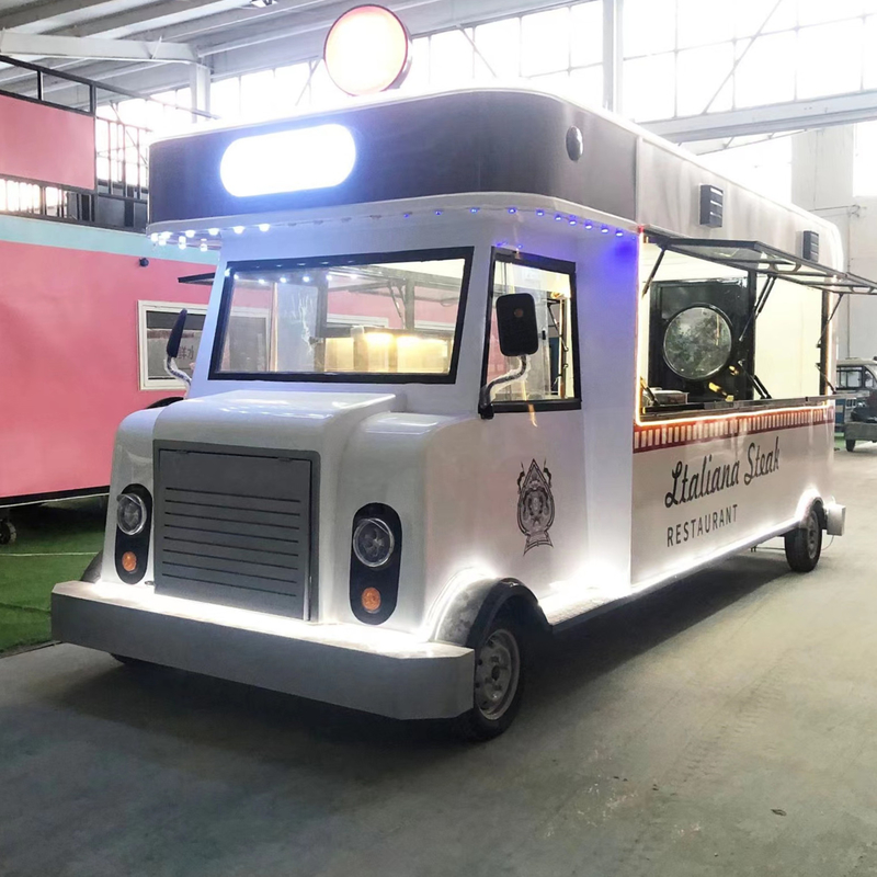 Ausrüstung für die Küche Fastfood Snack Catering Lieferwagen 4,6*2,0*2,35m 1500kg Ausgang