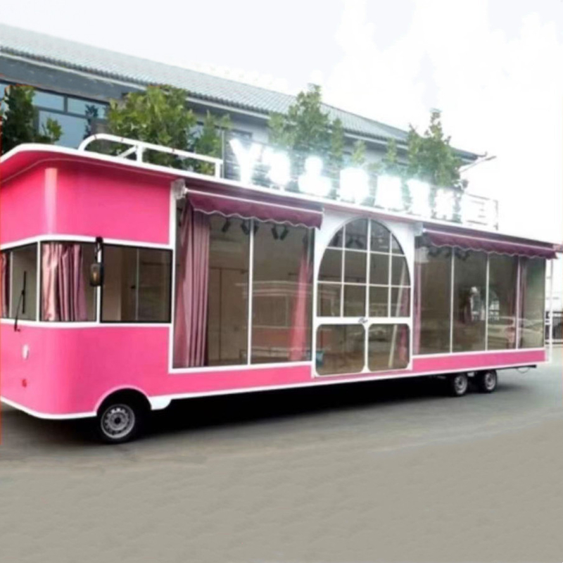 2023 Elektrisch Mobil Haarsalon Barbier Laden Ankleide Van LKW Anhänger Boutique Cart
