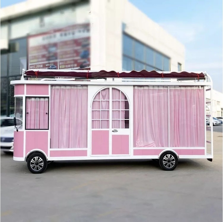 Elektrische Mobil-Haarsalon Barbier-Shop-Kleiderschrank Van-LKW-Anhänger Boutique-Wagen für 1000kg