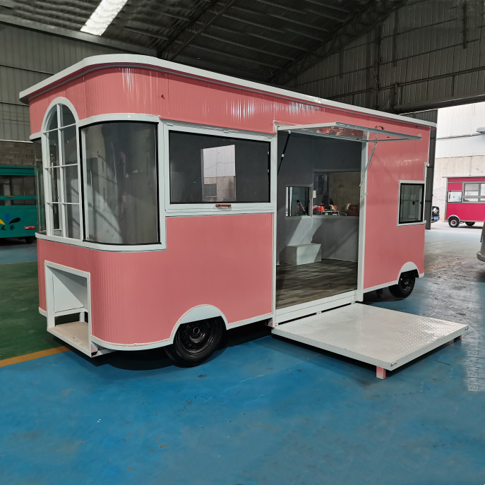 2023 Elektrisch Mobil Haarschneidsalon Barbershop Kommode Van Truck Anhänger Boutique-Wagen