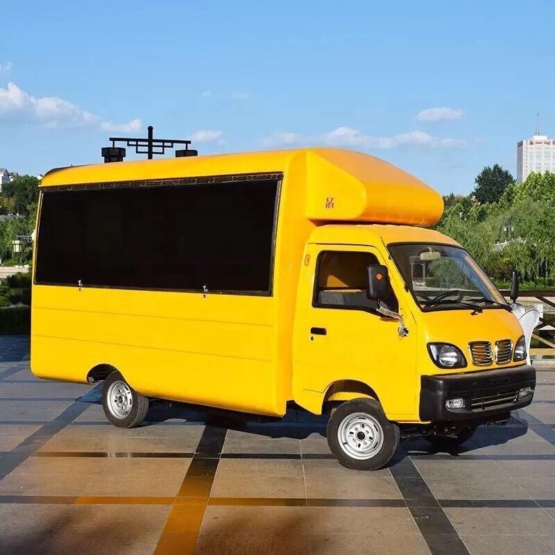 Outdoor-Snackmaschinen Elektrische Lebensmittelkarre mit 2000 W Leistung und 220-480 V Spannung