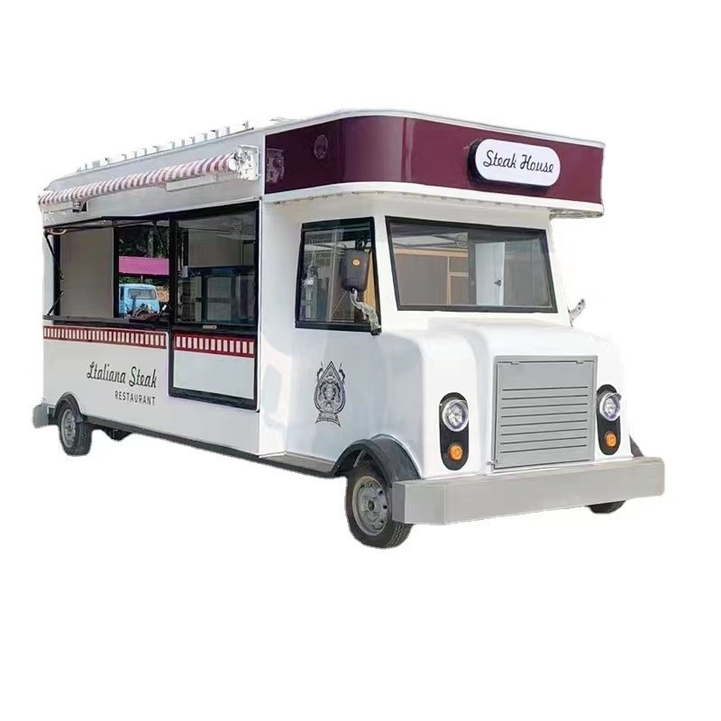 110v/220v Elektrische Straßenmobile Fastfood Snack Catering Lieferwagen Lkw Anhänger Kiosk-Wagen