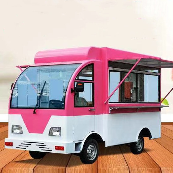 Outdoor Street Food Cart Elektrisch Mobil Fast Food Snack Catering Bus Boutique Truck
