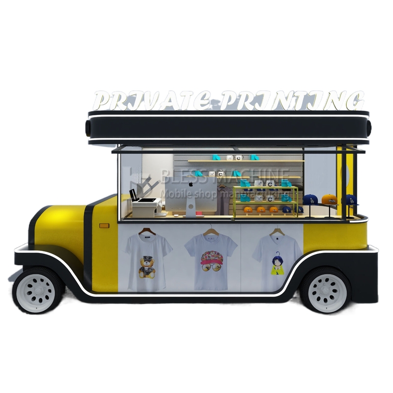 2022 mobile T-Shirt Hut Cup Hot Stamping und Druckerei Lkw-Anhänger zum Drucken