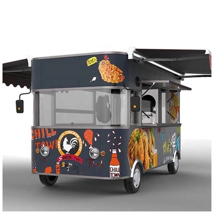 23-jähriger Nutzerfreundlicher Design-Food-Konzessions-Trailer auf der Kanton-Messe in Australien