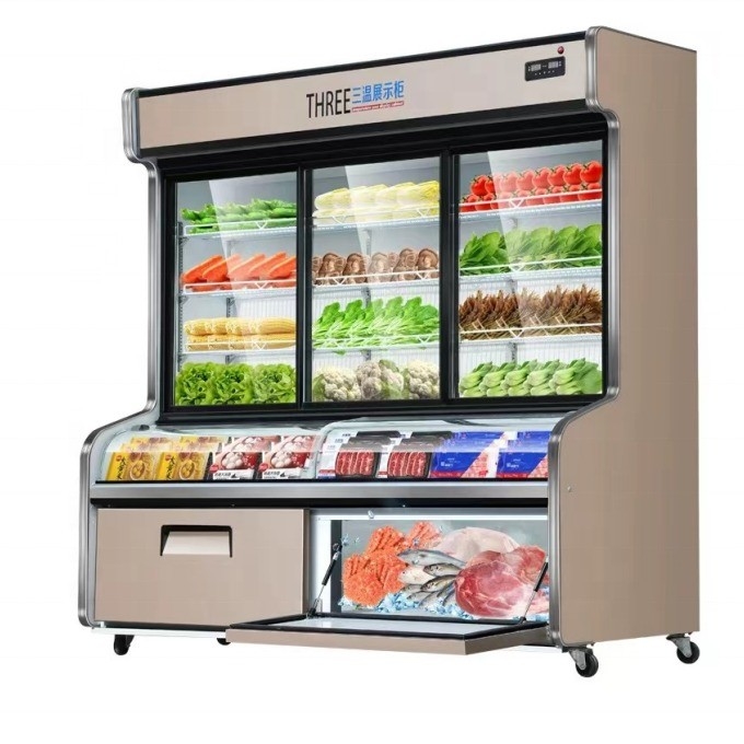 R404a Kältemittel und 10 Grad Temperatur Super Performance Kühlschrank Gefrierschrank mit geringer Investition